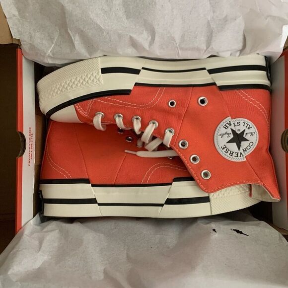 Converse | Chuck Taylor 70 Plus High Top Platform Sneakers - Picture 7 of 8